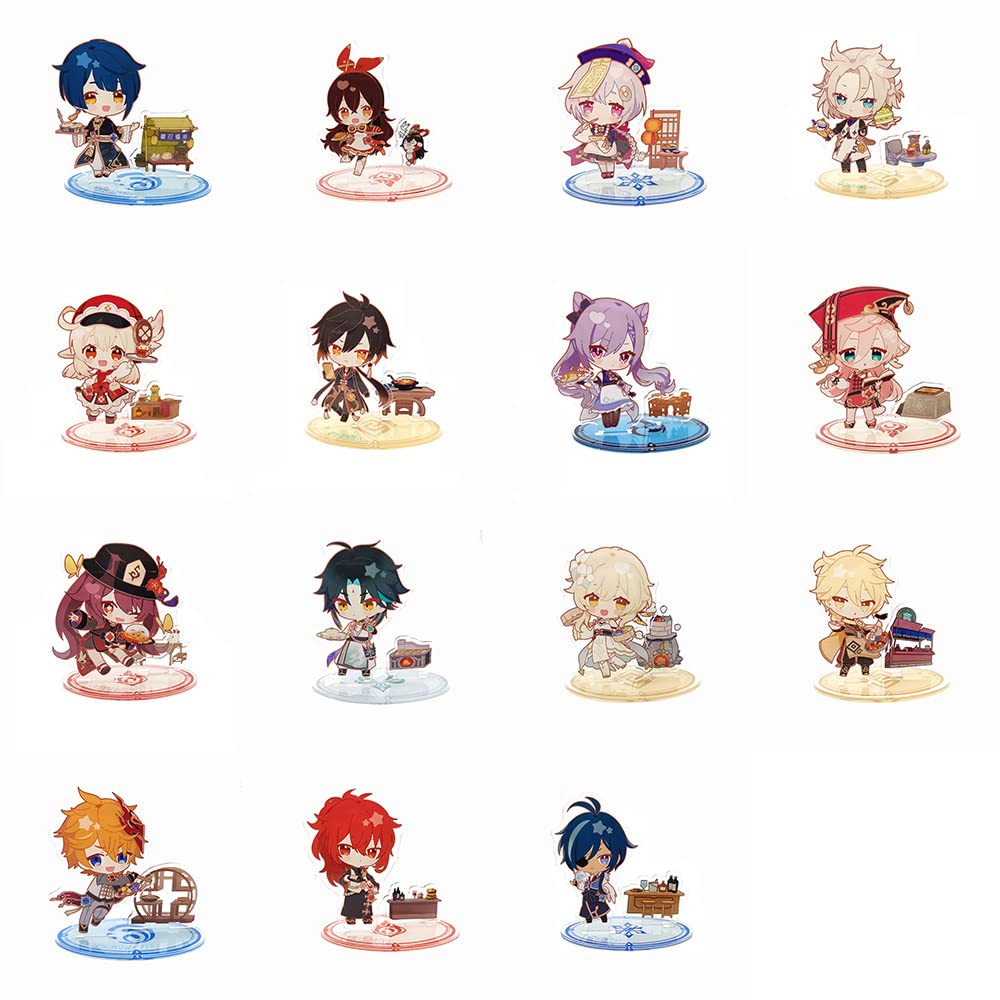 Amazon.co.jp: 原神 岩華聚餐 アクリルスタンド ミニアクスタ 原神 岩